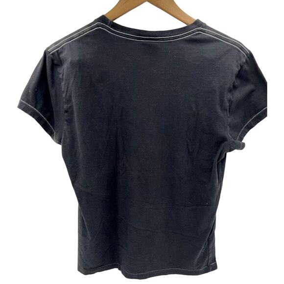 Vintage Hawkeyes College Vault T-Shirt Women's Single Stitch XL Black and Gold - Picture 6 of 6